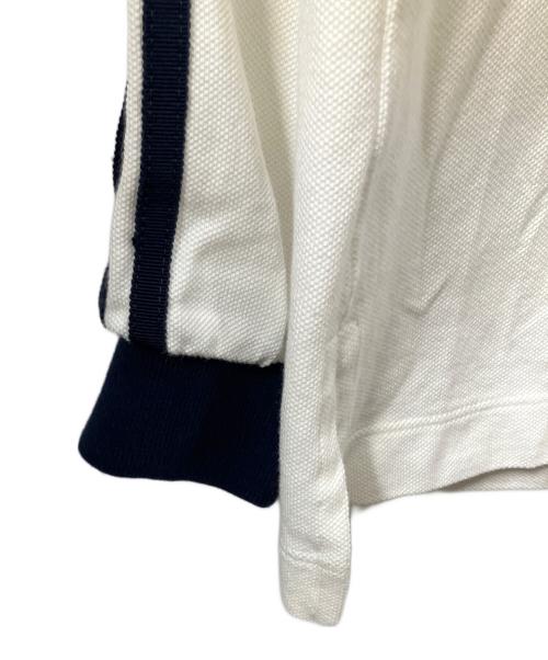 GUCCI（グッチ）GUCCI (グッチ) adidas (アディダス) ポロシャツ　ホワイト×ネイビー ホワイト×ネイビー サイズ:Mの古着・服飾アイテム