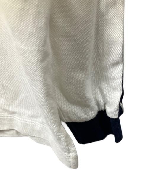 GUCCI（グッチ）GUCCI (グッチ) adidas (アディダス) ポロシャツ　ホワイト×ネイビー ホワイト×ネイビー サイズ:Mの古着・服飾アイテム