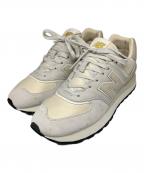 NEW BALANCEニューバランス）の古着「ローカットスニーカー」｜グレー×アイボリー