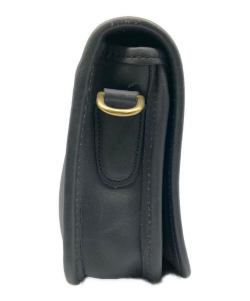 COACH（コーチ）COACH (コーチ) レザーショルダーバッグ ネイビーの古着・服飾アイテム