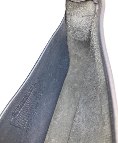 COACH（コーチ）COACH (コーチ) レザーショルダーバッグ ネイビーの古着・服飾アイテム