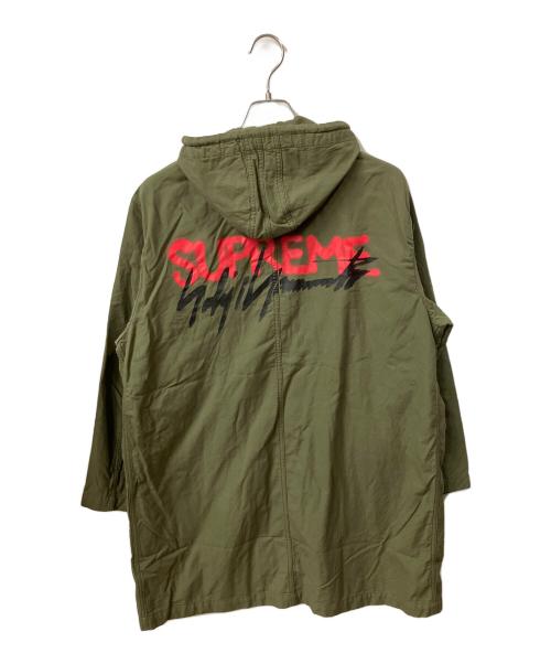 SUPREME（シュプリーム）Supreme (シュプリーム) YOHJI YAMAMOTO (ヨウジヤマモト) モッズコート/M-51パーカ parka オリーブ×ブラック サイズ:Sの古着・服飾アイテム