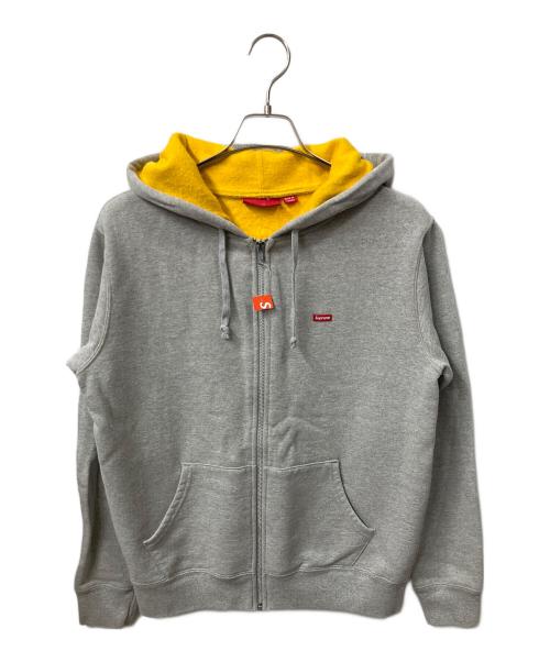 SUPREME（シュプリーム）Supreme (シュプリーム) CONTRAST ZIP UP HOODED SWEATSHIRT グレー サイズ:Sの古着・服飾アイテム