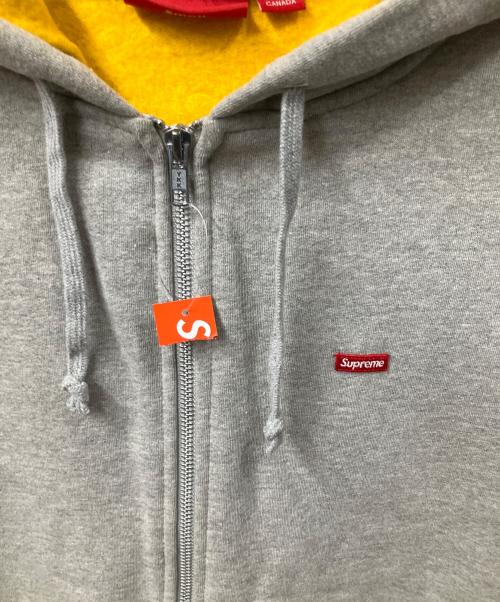 SUPREME（シュプリーム）Supreme (シュプリーム) CONTRAST ZIP UP HOODED SWEATSHIRT グレー サイズ:Sの古着・服飾アイテム