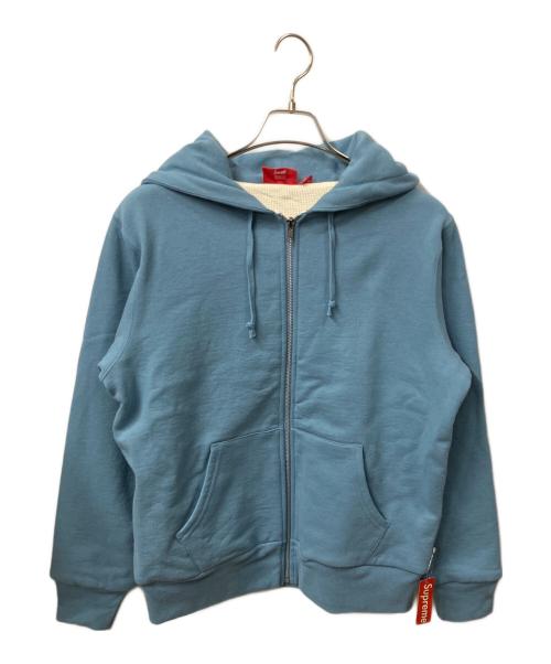SUPREME（シュプリーム）Supreme (シュプリーム) THERMAL ZIP UP SWEATSHIRT 3 ブルー サイズ:Sの古着・服飾アイテム