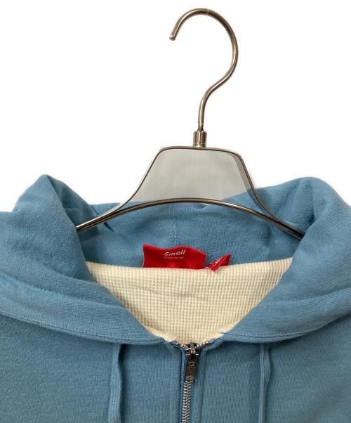 SUPREME（シュプリーム）Supreme (シュプリーム) THERMAL ZIP UP SWEATSHIRT 3 ブルー サイズ:Sの古着・服飾アイテム