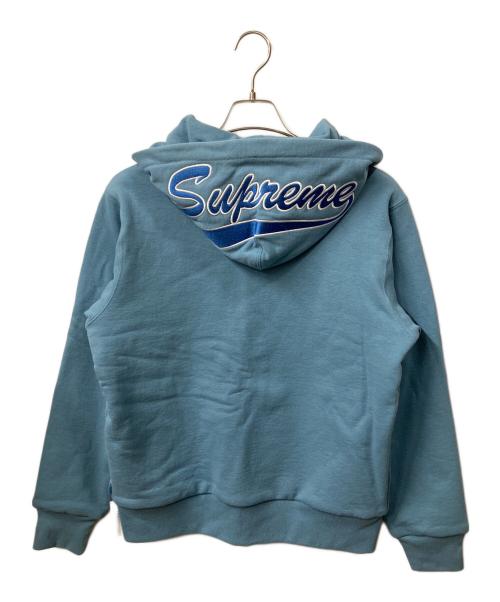 SUPREME（シュプリーム）Supreme (シュプリーム) THERMAL ZIP UP SWEATSHIRT 3 ブルー サイズ:Sの古着・服飾アイテム