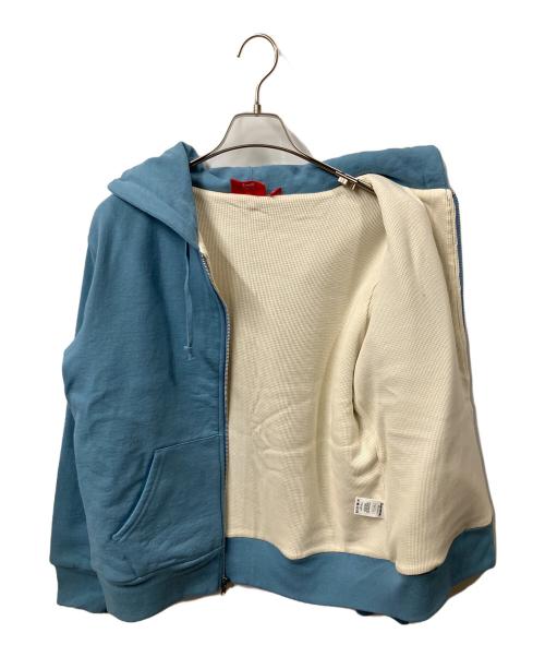 SUPREME（シュプリーム）Supreme (シュプリーム) THERMAL ZIP UP SWEATSHIRT 3 ブルー サイズ:Sの古着・服飾アイテム