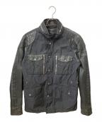 DIESELディーゼル）の古着「ミリタリージャケット　ブラック」｜ブラック