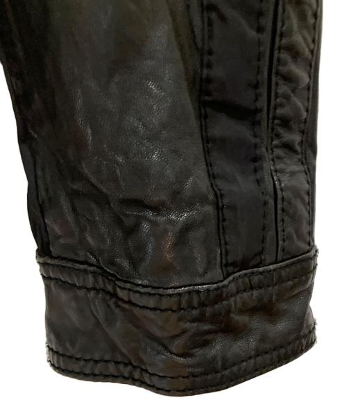 DIESEL（ディーゼル）DIESEL (ディーゼル) ミリタリージャケット　ブラック ブラック サイズ:Lの古着・服飾アイテム