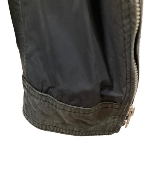 DIESEL（ディーゼル）DIESEL (ディーゼル) ミリタリージャケット　ブラック ブラック サイズ:Lの古着・服飾アイテム