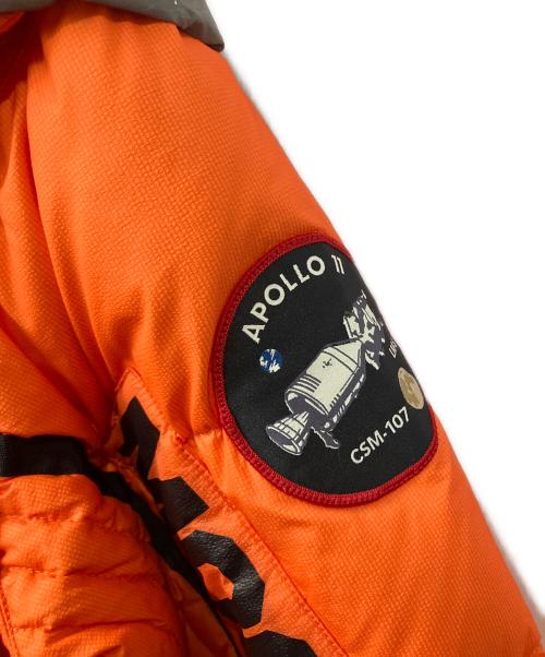 AVIREX（アヴィレックス）AVIREX (アヴィレックス) 4WAY DOWN JKT MOON LANDING オレンジ サイズ:XLの古着・服飾アイテム