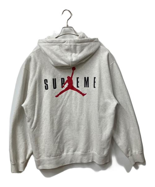 NIKE（ナイキ）NIKE (ナイキ) Supreme (シュプリーム) Hooded Sweatshirt アッシュグレー サイズ:Lの古着・服飾アイテム