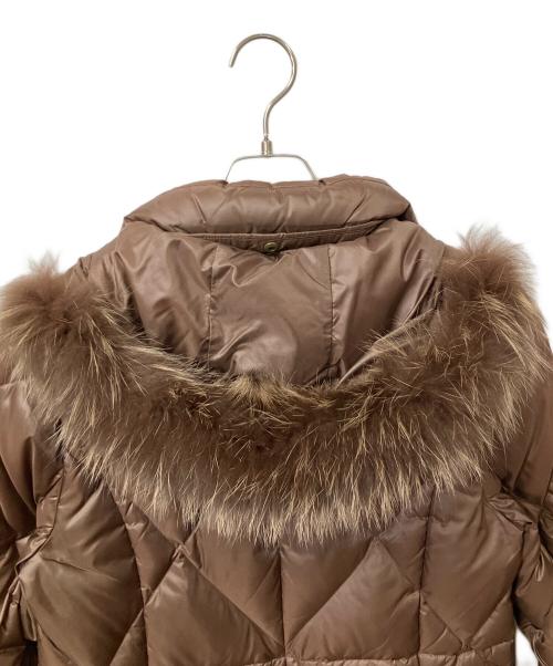 BURBERRY LONDON（バーバリーロンドン）BURBERRY LONDON (バーバリーロンドン) ダウンコート　ブラウン ブラウン サイズ:40の古着・服飾アイテム