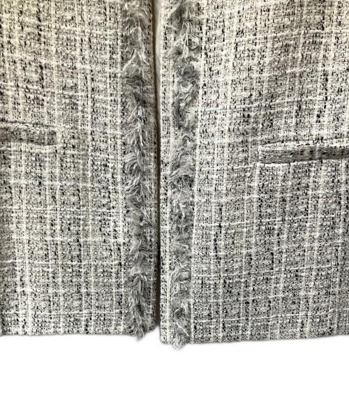 UNTITLED（アンタイトル）UNTITLED (アンタイトル) ノーカラージャケット グレー グレー サイズ:44の古着・服飾アイテム