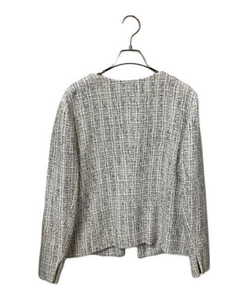 UNTITLED（アンタイトル）UNTITLED (アンタイトル) ノーカラージャケット グレー グレー サイズ:44の古着・服飾アイテム
