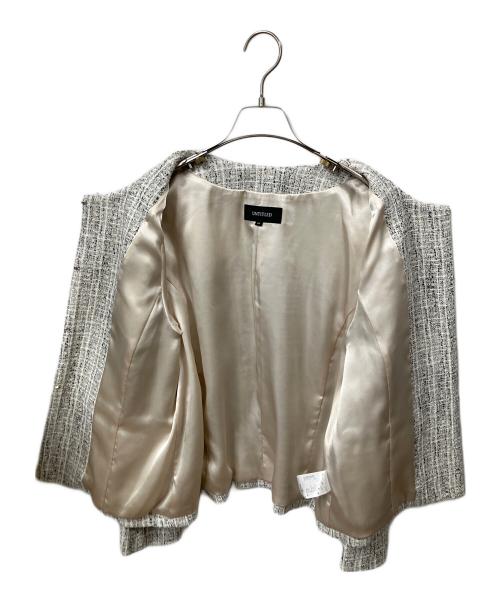 UNTITLED（アンタイトル）UNTITLED (アンタイトル) ノーカラージャケット グレー グレー サイズ:44の古着・服飾アイテム