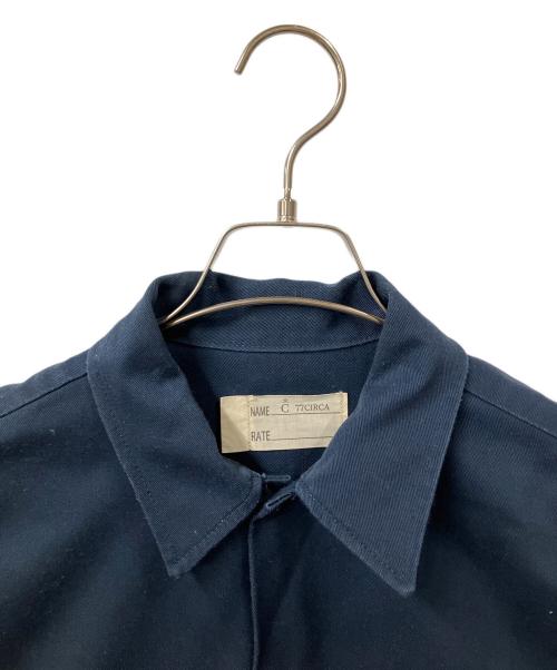 Dickies（ディッキーズ）Dickies (ディッキーズ) 77circa (ナナナナサーカ) ロゴ入り半袖シャツ　ネイビー ネイビー サイズ:Mの古着・服飾アイテム