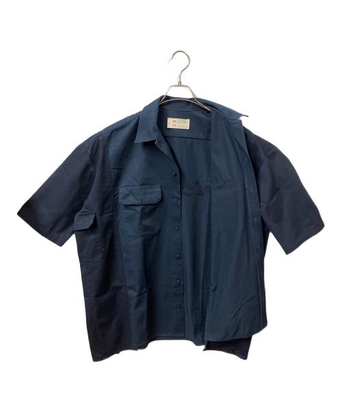 Dickies（ディッキーズ）Dickies (ディッキーズ) 77circa (ナナナナサーカ) ロゴ入り半袖シャツ　ネイビー ネイビー サイズ:Mの古着・服飾アイテム