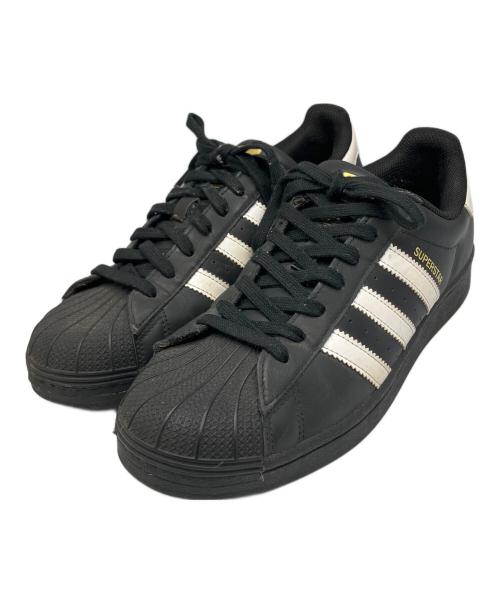 adidas（アディダス）adidas (アディダス) SUPER STAR ブラック ホワイト×ブラック サイズ:26の古着・服飾アイテム
