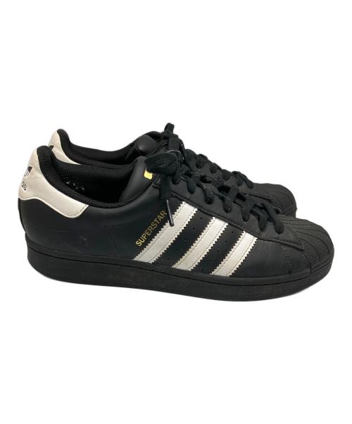 adidas（アディダス）adidas (アディダス) SUPER STAR ブラック ホワイト×ブラック サイズ:26の古着・服飾アイテム