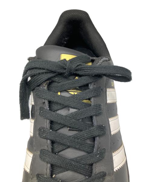 adidas（アディダス）adidas (アディダス) SUPER STAR ブラック ホワイト×ブラック サイズ:26の古着・服飾アイテム
