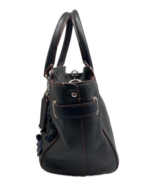 COACH（コーチ）COACH (コーチ) 2WAYレザーバッグ ブラックの古着・服飾アイテム