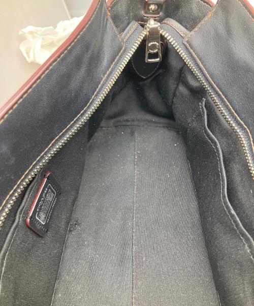 COACH（コーチ）COACH (コーチ) 2WAYレザーバッグ ブラックの古着・服飾アイテム