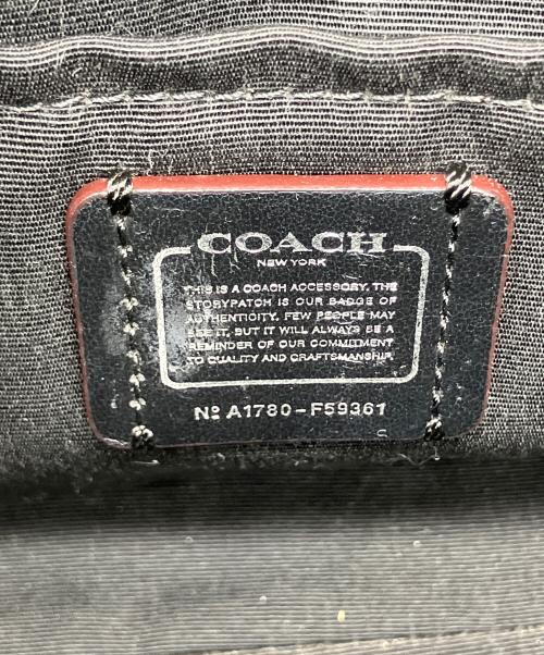 COACH（コーチ）COACH (コーチ) 2WAYレザーバッグ ブラックの古着・服飾アイテム