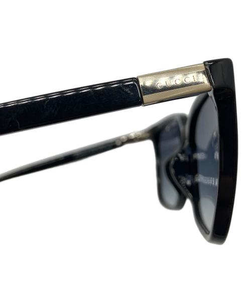 GUCCI（グッチ）GUCCI (グッチ) サングラス　ブラック ブラック サイズ:58□14　140の古着・服飾アイテム