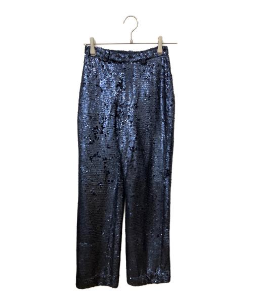 Bibiy.（ビビィ）Bibiy. (ビビィ) スパンコールパンツ　ネイビー ネイビー サイズ:S 未使用品の古着・服飾アイテム