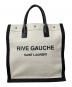 Saint Laurent（サンローラン）の古着「RIVE GAUCHE TOTE BAG」｜アイボリー×ブラック