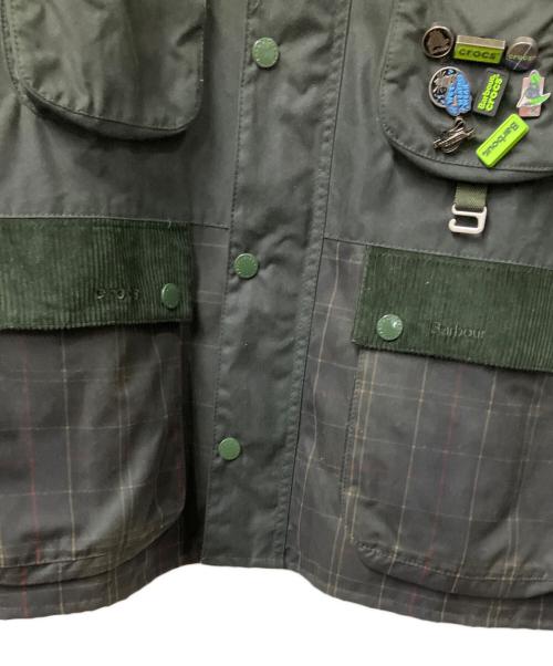 Barbour（バブアー）Barbour (バブアー) crocs (クロックス) Bedale Wax Jacket グリーン サイズ:Lの古着・服飾アイテム
