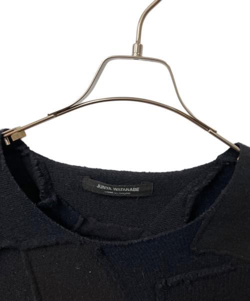 JUNYA WATANABE COMME des GARCONS（ジュンヤワタナベ コムデギャルソン）JUNYA WATANABE COMME des GARCONS ((ジュンヤワタナベ コムデギャルソン) 厚手ニット ブラック サイズ:不明の古着・服飾アイテム