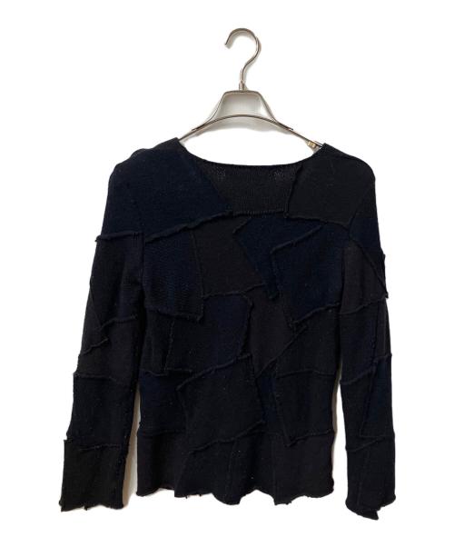JUNYA WATANABE COMME des GARCONS（ジュンヤワタナベ コムデギャルソン）JUNYA WATANABE COMME des GARCONS ((ジュンヤワタナベ コムデギャルソン) 厚手ニット ブラック サイズ:不明の古着・服飾アイテム
