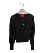Vivienne Westwood RED LABELヴィヴィアンウエストウッドレッドレーベル）の古着「薄手ニット ブラック」｜ブラック
