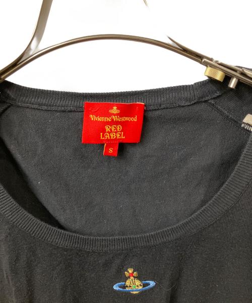 Vivienne Westwood RED LABEL（ヴィヴィアンウエストウッドレッドレーベル）Vivienne Westwood RED LABEL (ヴィヴィアンウエストウッドレッドレーベル) 薄手ニット ブラック ブラック サイズ:Sの古着・服飾アイテム