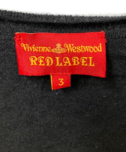 Vivienne Westwood RED LABEL（ヴィヴィアンウエストウッドレッドレーベル）Vivienne Westwood RED LABEL (ヴィヴィアンウエストウッドレッドレーベル) 厚手カーディガン ブラック サイズ:3の古着・服飾アイテム