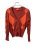 Vivienne Westwood RED LABEL（ヴィヴィアンウエストウッドレッドレーベル）の古着「薄手カーディガン レッド」｜レッド