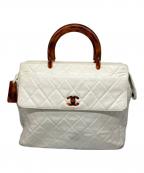 CHANELシャネル）の古着「マトラッセ ハンドバッグ ホワイト」｜ホワイト