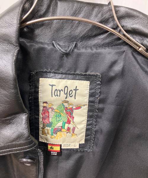 Target（ターゲット）Target (ターゲット) レザーコート ブラック ブラック サイズ:Lの古着・服飾アイテム
