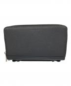 COACHコーチ）の古着「ダブルジップオーガナイザー」｜ブラック