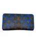 LOUIS VUITTON（ルイ ヴィトン）の古着「パンプキン ドット ジッピーウォレット」｜ブラウン×ブルー