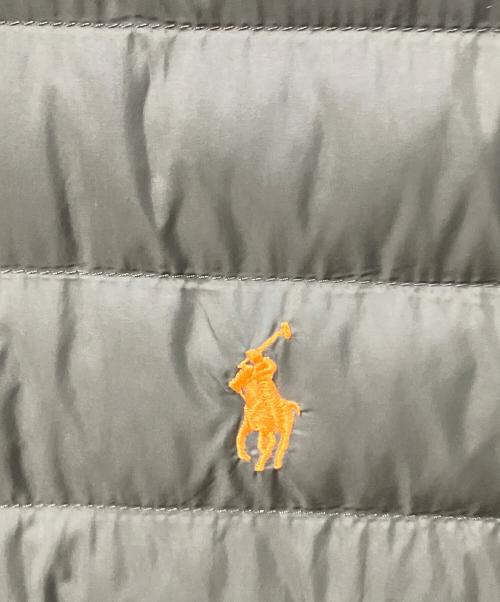 POLO RALPH LAUREN（ポロ・ラルフローレン）POLO RALPH LAUREN (ポロ・ラルフローレン) ダウンジャケット オリーブ×ブラック オリーブ サイズ:sの古着・服飾アイテム