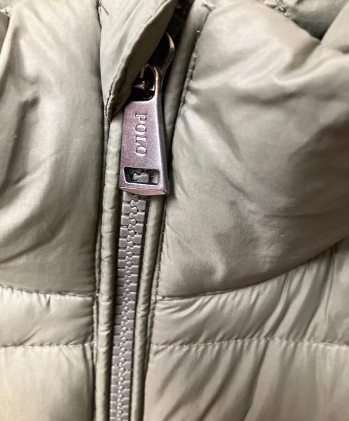POLO RALPH LAUREN（ポロ・ラルフローレン）POLO RALPH LAUREN (ポロ・ラルフローレン) ダウンジャケット オリーブ×ブラック オリーブ サイズ:sの古着・服飾アイテム