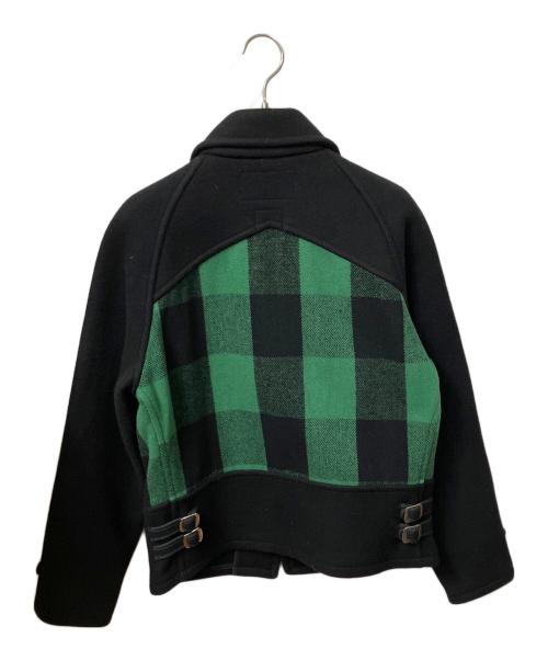 CUSHMAN（クッシュマン）Cushman (クッシュマン) ウールジャケット ブラック×グリーン ブラック×グリーン サイズ:Mの古着・服飾アイテム