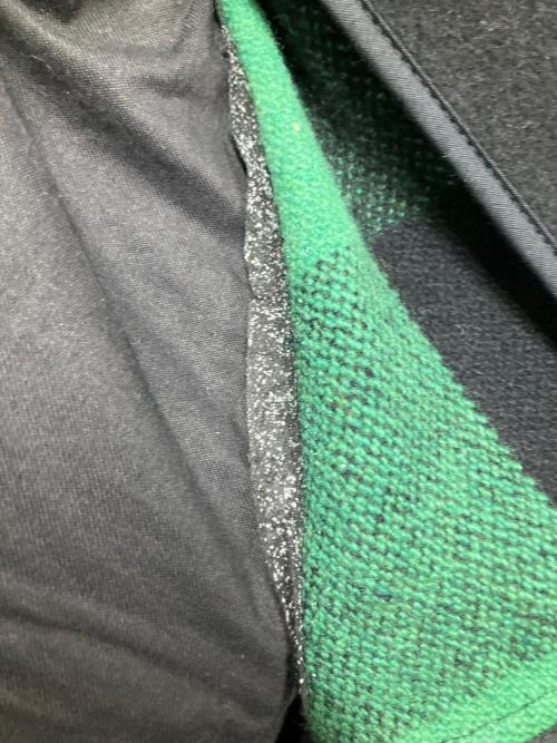 CUSHMAN（クッシュマン）Cushman (クッシュマン) ウールジャケット ブラック×グリーン ブラック×グリーン サイズ:Mの古着・服飾アイテム