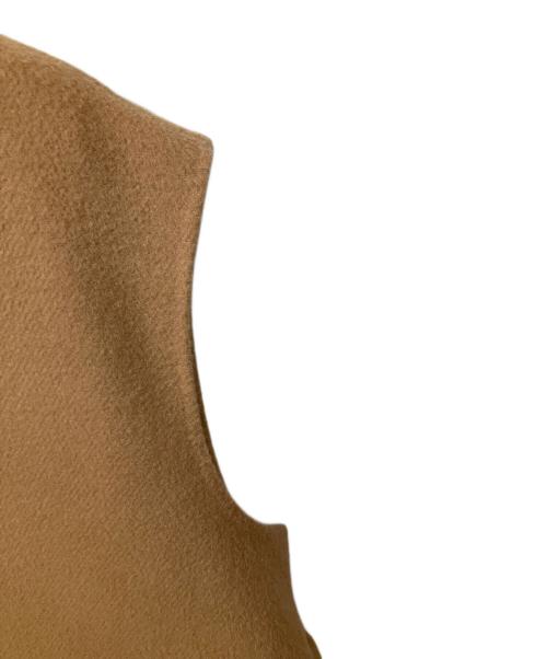 CLANE（クラネ）CLANE (クラネ) FRONT ZIP REVER GILET  ベージュ サイズ:１の古着・服飾アイテム