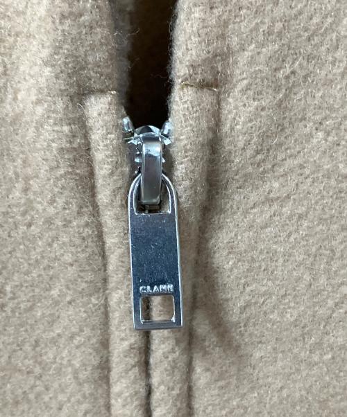 CLANE（クラネ）CLANE (クラネ) FRONT ZIP REVER GILET  ベージュ サイズ:１の古着・服飾アイテム
