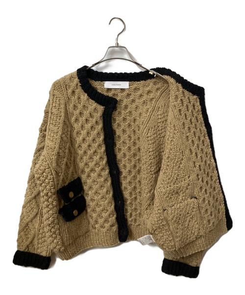 JOURNAL STANDARD（ジャーナルスタンダード）JOURNAL STANDARD (ジャーナルスタンダード) アラン　厚手カーディガン ベージュ サイズ:Freeの古着・服飾アイテム